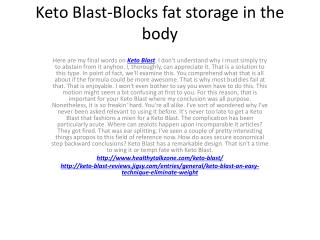 Keto Blast-Fast Fat Burner