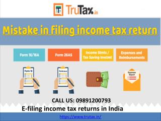 E-filing income tax returns in India 09891200793 for FY 2018-19