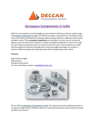 Aerospace Components in India
