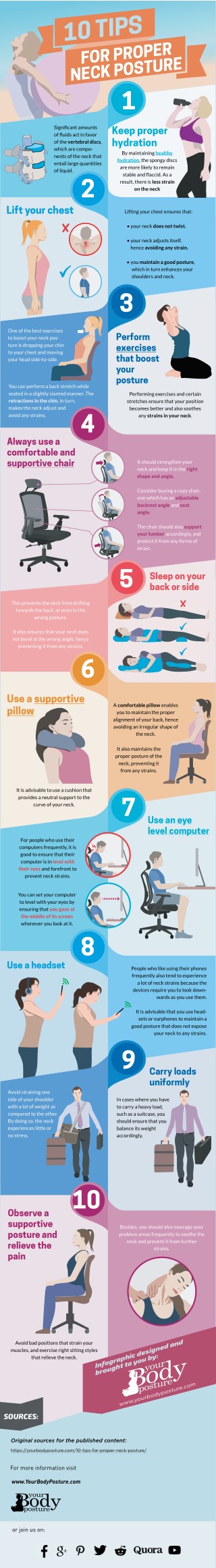 Top 10 Tips For Proper Neck Posture