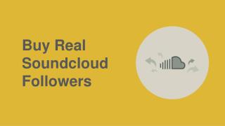 Buy Real Soundcloud Followers - Tweetangels