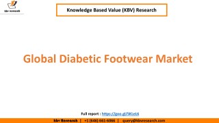 Global Diabetic Footwear Market to reach a market size of $8.1 billion by 2023 â€“ KBV Research