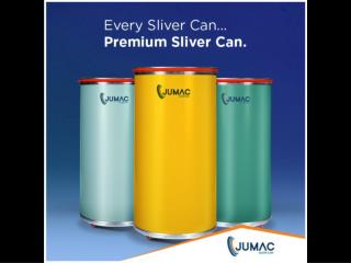 Jumac manufactures high quality HDPE Spinning Can for the textile industry.