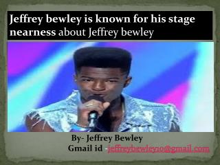 Top 10 Pop Singer In USA - Jeffrey bewley