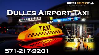 Dulles airport taxi