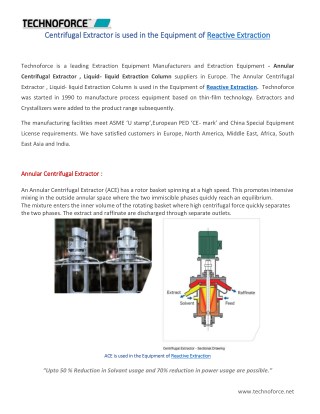 Reactive Extraction