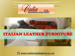 Italian Leather Furniture at best price-Calia Maddalena