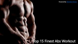 Top 15 Finest Abs Workout