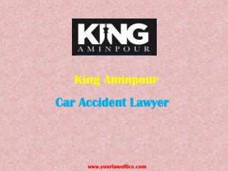 Need a Criminal defense attorney in CA - King Aminpour