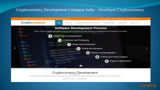 Cryptocurrency Creation Service Development Company â€“ developer cryptocurrency