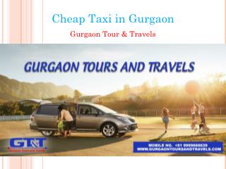 Cheap Taxi in Gurgaon