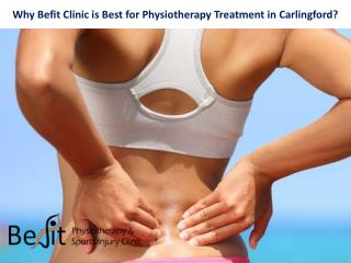 Why Befit Clinic is Best for Physiotherapy Treatment in Carlingford?