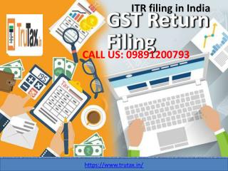 What is ITR filing in India 09891200793?