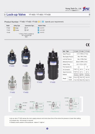 Young Tech Co.,Ltd. YT-400 Lock UP Relay