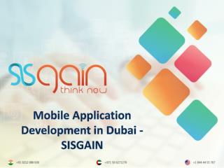 Mobile development agency in Dubai | SISGAIN