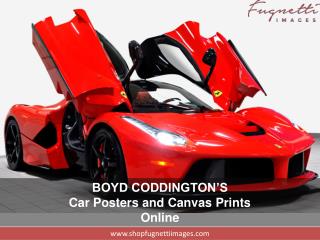 Improve Your Space with High Quality Car Posters and Canvas Prints