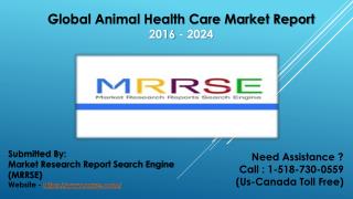 Global Animal Health Care Market Assessment Covering Growth Factors and Upcoming Trends by 2024 End