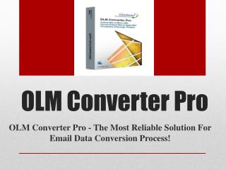 Convert OLM File to MBOX File Format