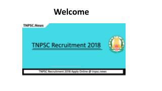 TNPSC Recruitment 2018 - Apply Online for Tamil Nadu PSC Jobs Here