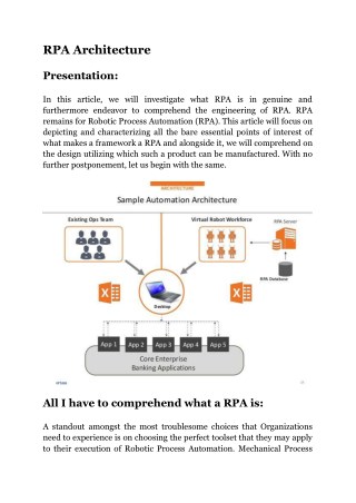 RPA Architecture