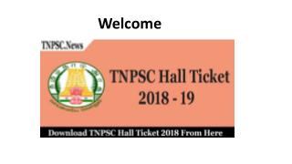 TNPSC Hall Ticket 2018 â€“ 19 Download Tamil Nadu PSC Admit Card Here