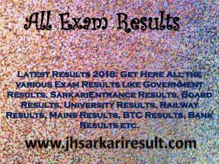 All exam result