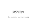 BCG vaccine