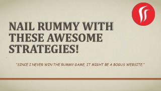 Nail Rummy with These Awesome Strategies!