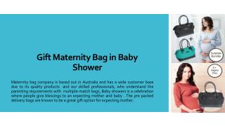 Gift Maternity Bag in Baby Shower