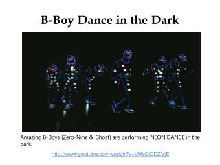 B-Boy Dance in the Dark