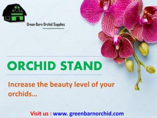 Buy Orchid Stand at best price-Green Barn Orchid Supplies