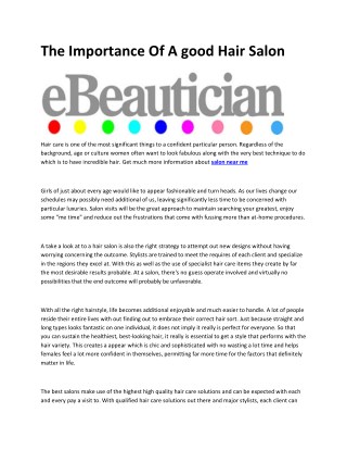 local salons