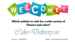 Who to choose for sending any kind of cake to the loved ones in Delhi?