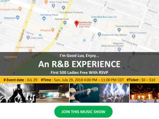 Join IMGLEHou R&B Show at Houston, TX 77011 on July 29, 2018