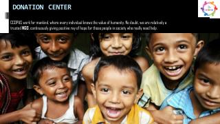 CCOPAC is the Donation Center that respects humanity & serves needy