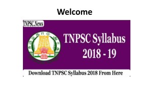 TNPSC Syllabus 2018 â€“ 19 Download TNPSC Exam Pattern & Scheme