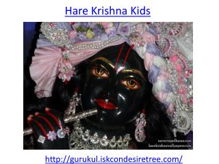 Enjoy Hare Krishna Katha from Kids voice