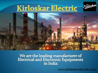 Kirloskar Electric PowerPoint (PPT) Presentations, Kirloskar Electric ...