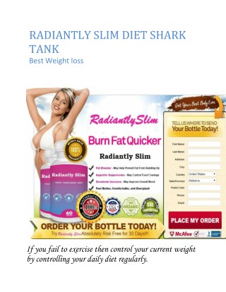 Radiantly Slim Does It Really Work?