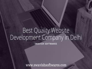 Best Quality website development Company in Delhi NCR - Swavish Softwares