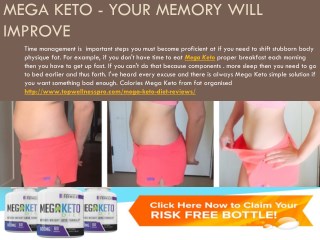 Mega Keto - Your Memory Will Improve