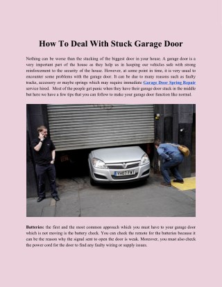Garage Door Repair North Hollywood CA