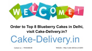 What to do to order blueberry cake in your budget on any occasion?
