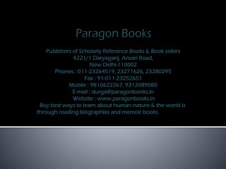 Paragon Books Onlinestore