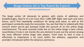 Bingo Online UK Is Top Rated By Experts