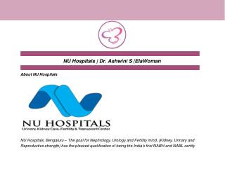 NU Hospitals | Dr. Ashwini S |ElaWoman