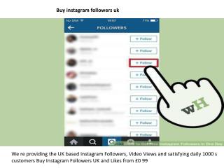 buy cheap instagram followers uk