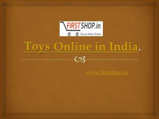 Toys Online in India