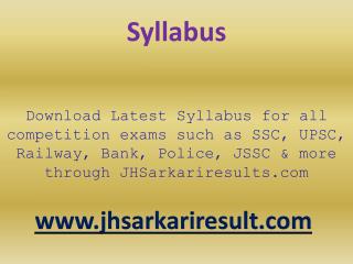 Syllabus