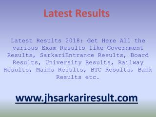 Latest Results
